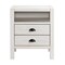 Alaterre Furniture Windsor 2-Drawer Wood Nightstand, Driftwood White ANWI0131 - alternate 7